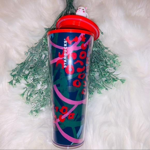 Starbucks Cheetah Animal Print Jungle Theme Fern Tumbler Cold Cup Summer 2021 - Picture 11 of 11